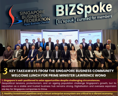 BIZSpoke | 13 September 2024 - Three Key Takeaways from Fireside Chat with PM Lawrence Wong