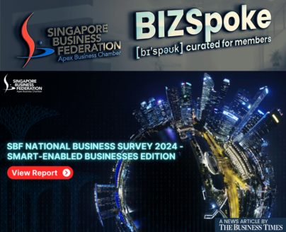 BIZSpoke | 27 September 2024 - SBF National Business Survey 2024 Reveals Technology Adoption Challenges for Singapore Businesses