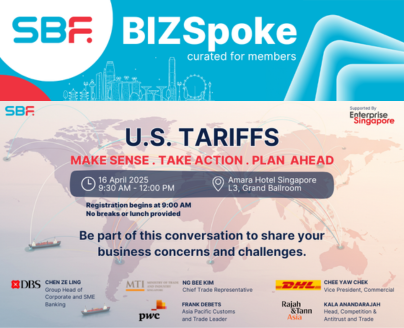 BIZSpoke | U.S. Reciprocal Tariffs: Make Sense, Take Action, Plan Ahead — Complimentary Seminar on 16 April
