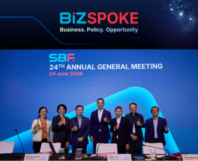 BIZSpoke | 🏛️ Mark Lee Elected SBF Chairman as Business Leaders Focus on Future Readiness